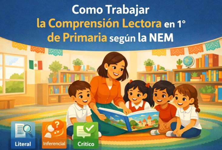 Como Trabajar la Comprension Lectoraen 1° de Primaria - NEM